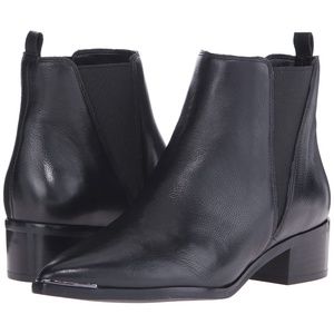 Mark Fisher Women's Black Leather Boot Size 10M "Yale"